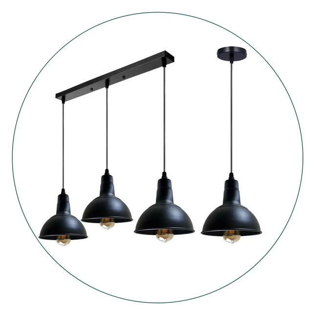MBXGadgets Industrial Chandelier Metal Light - MBXGadgets