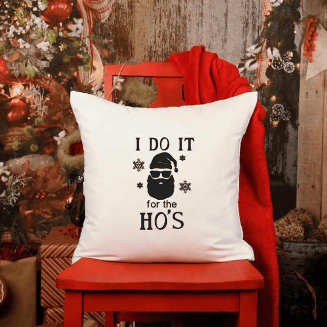 Sarcastic Christmas Pillow | Funny Christmas Pillow Cover | Santa Accent Pillow for Holiday Decor - MBXGadgets