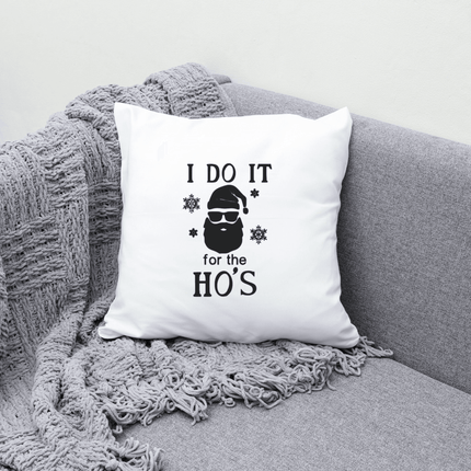 Sarcastic Christmas Pillow | Funny Christmas Pillow Cover | Santa Accent Pillow for Holiday Decor - MBXGadgets