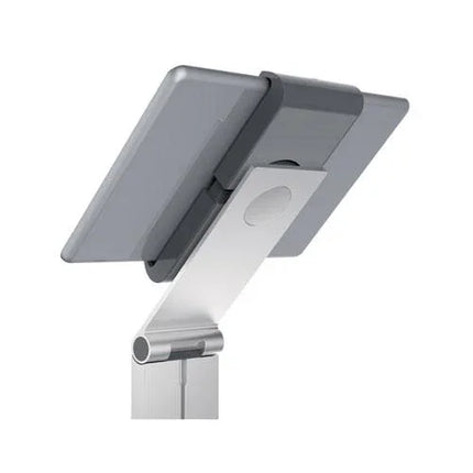 Floor Stand Tablet Holder, Silver/Charcoal Gray - MBXGadgets