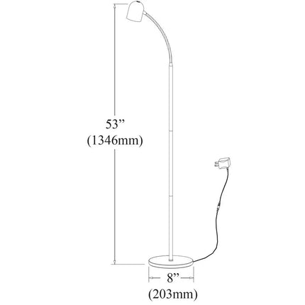 MBXGadgets 5W Satin Floor Lamp - MBXGadgets