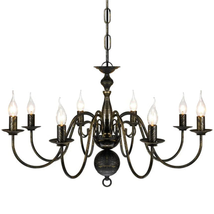 MBXGadgets Antique Black Metal Chandelier - MBXGadgets