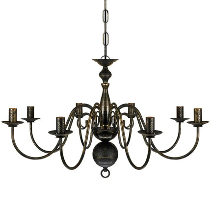 MBXGadgets Antique Black Metal Chandelier - MBXGadgets