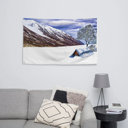 MBXGadgets Snow Painting Flag Tapestry - MBXGadgets