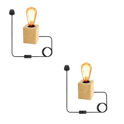 MBXGadgets Wooden Base Lamp - MBXGadgets