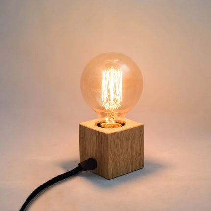 MBXGadgets Wooden Base Lamp - MBXGadgets