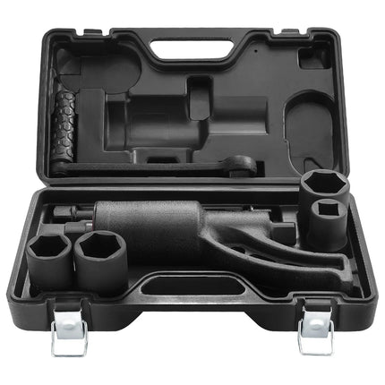 VEVOR Torque Multiplier, Heavy Duty Torque Multiplier Wrench Set, 1 Inch Drive Lug Nut Wrench Torque Multiplier, 1:58 4800N.m Lug Nut Remover, with 4 Sockets and Storage Case for Truck Trailer RV - MBXGadgets