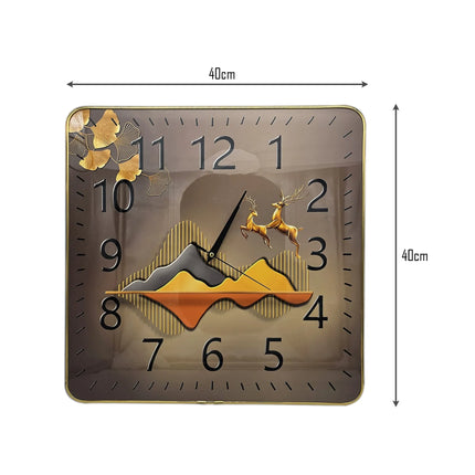 MBXGadgets Painting Square Analog wall Clocks - MBXGadgets