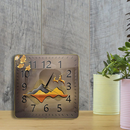 MBXGadgets Painting Square Analog wall Clocks - MBXGadgets
