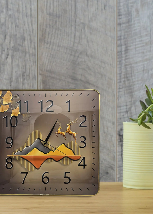 MBXGadgets Painting Square Analog wall Clocks - MBXGadgets