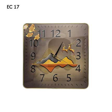 MBXGadgets Painting Square Analog wall Clocks - MBXGadgets