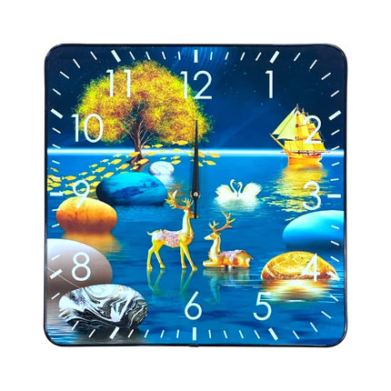 MBXGadgets Painting Square Analog wall Clocks - MBXGadgets