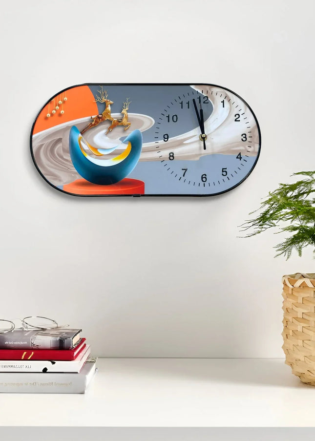 MBXGadgets Decorative Painted Crystal wall clock - MBXGadgets