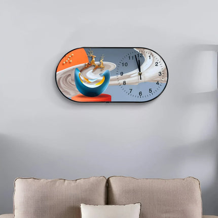 MBXGadgets Decorative Painted Crystal wall clock - MBXGadgets