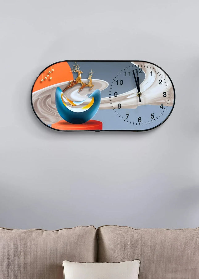 MBXGadgets Decorative Painted Crystal wall clock - MBXGadgets