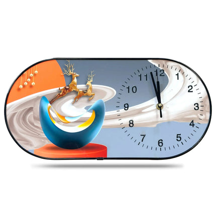 MBXGadgets Decorative Painted Crystal wall clock - MBXGadgets