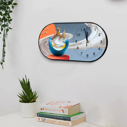 MBXGadgets Decorative Painted Crystal wall clock - MBXGadgets