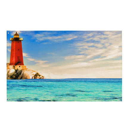 MBXGadgets Lighthouse Painting Flag Tapestry - MBXGadgets
