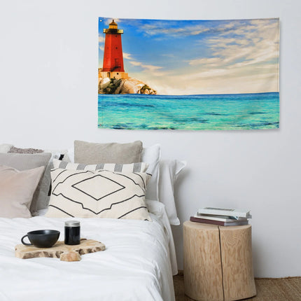 MBXGadgets Lighthouse Painting Flag Tapestry - MBXGadgets