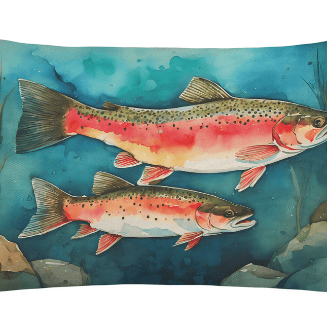Trout Throw Pillow - MBXGadgets