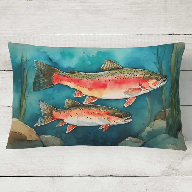 Trout Throw Pillow - MBXGadgets