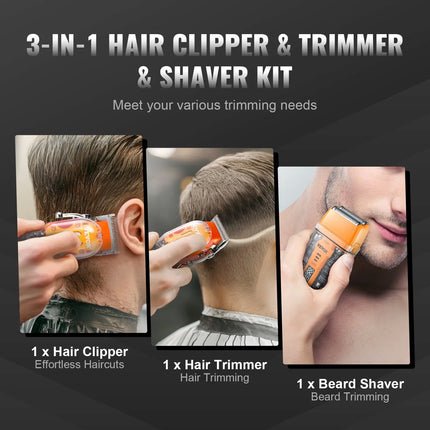 MBXGadgets 3-in-1 Hair Clipper sets - MBXGadgets