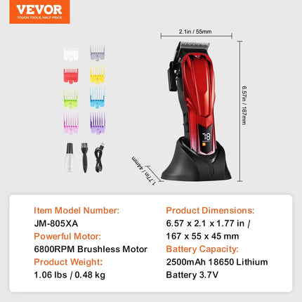 MBXGadgets LCD Display Hair Clipper - MBXGadgets