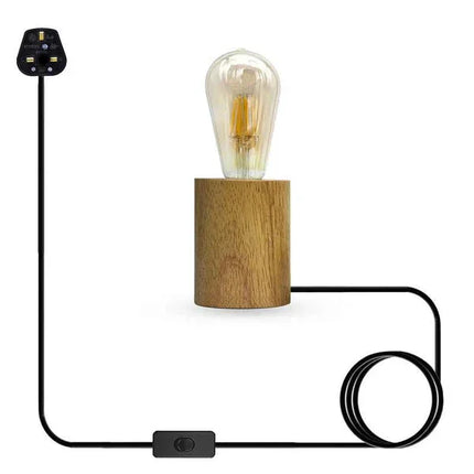 MBXGadgets Wooden Base Lamp - MBXGadgets