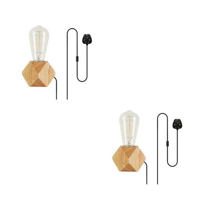MBXGadgets Wooden Base Lamp - MBXGadgets