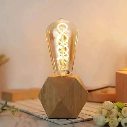 MBXGadgets Wooden Base Lamp - MBXGadgets