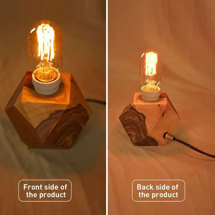 MBXGadgets Wooden Base Lamp - MBXGadgets