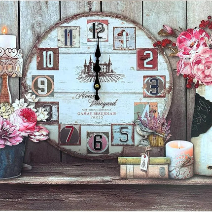 MBXGadgets Eiffel Tower Wall Painting clock - MBXGadgets
