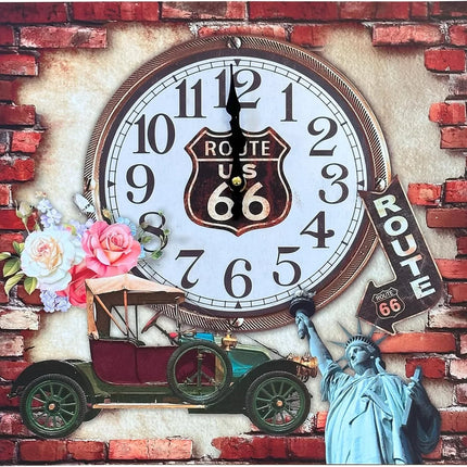 MBXGadgets Eiffel Tower Wall Painting clock - MBXGadgets