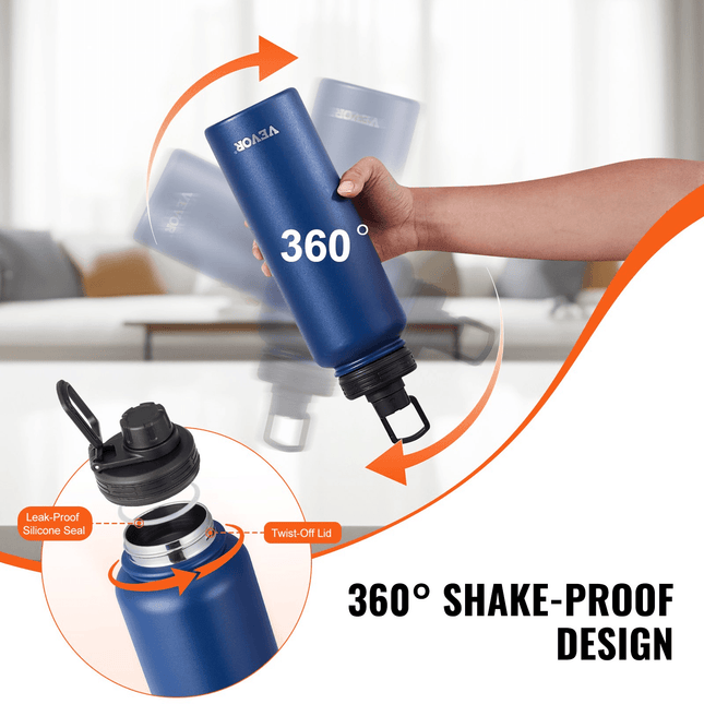 Insulated Water Bottle with Mouth Lid - MBXGadgets