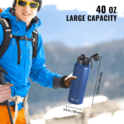 Insulated Water Bottle with Mouth Lid - MBXGadgets