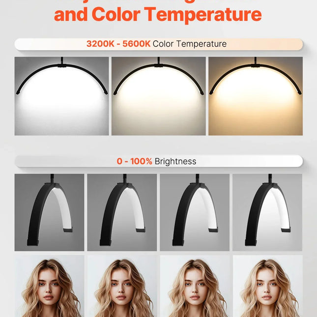MBXGadgets Half Moon LED Floor Lamp - MBXGadgets