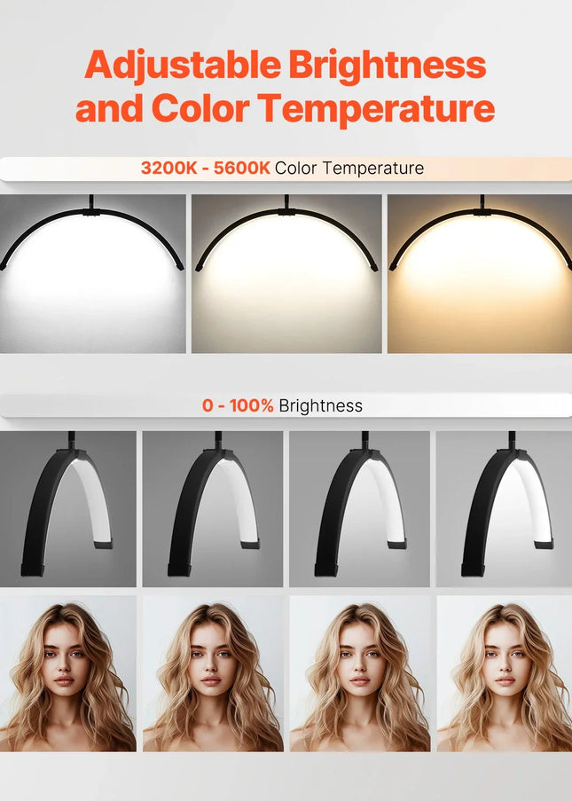 MBXGadgets Half Moon LED Floor Lamp - MBXGadgets