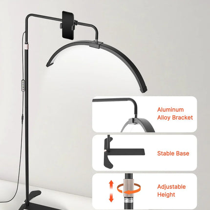 MBXGadgets Half Moon LED Floor Lamp - MBXGadgets