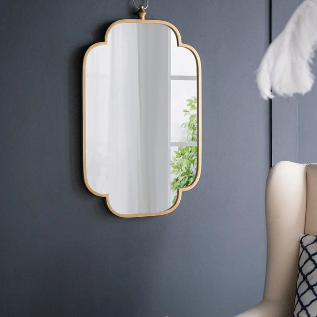MBXGadgets Champagne Gold Decorative Wall Mirror - MBXGadgets
