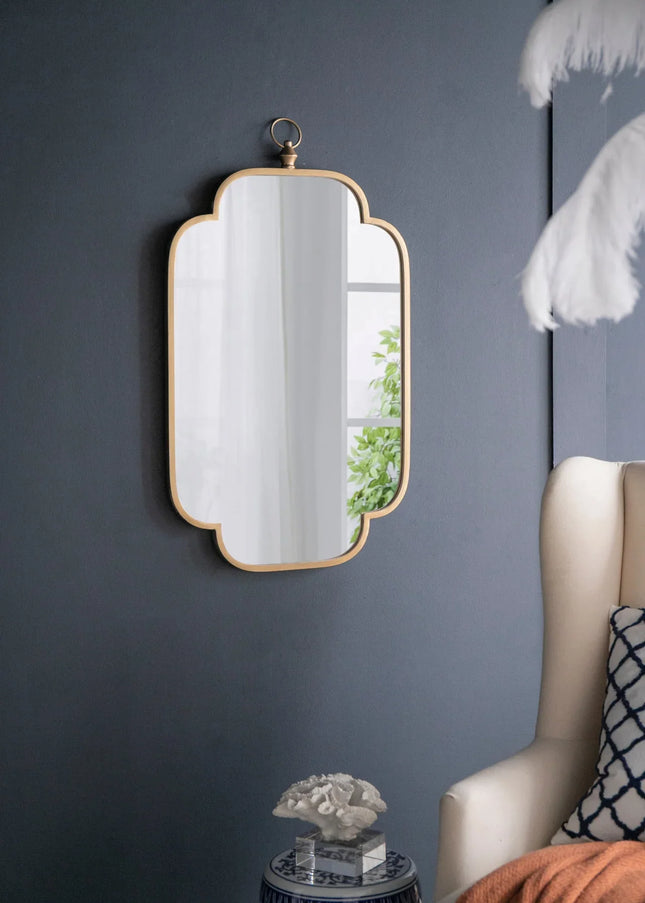 MBXGadgets Champagne Gold Decorative Wall Mirror - MBXGadgets