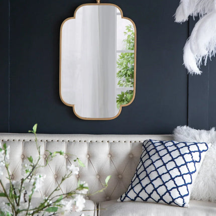 MBXGadgets Champagne Gold Decorative Wall Mirror - MBXGadgets