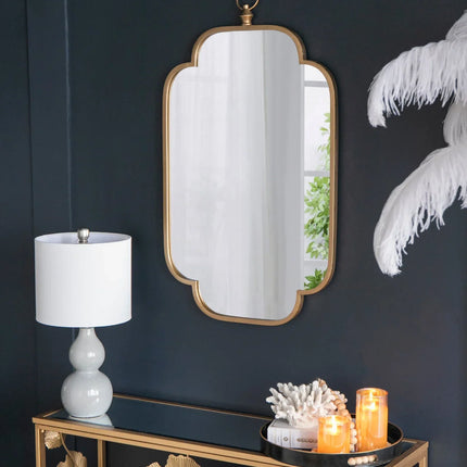MBXGadgets Champagne Gold Decorative Wall Mirror - MBXGadgets