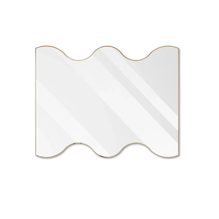 Wavy Sides wall decor Framed Mirror - MBXGadgets