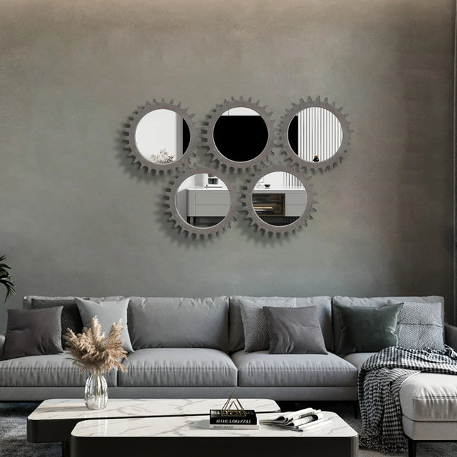 MBXGadgets Gear Shape Decorative Mirror - MBXGadgets