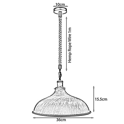 MBXGadgets industrial vintage hanging lamp - MBXGadgets