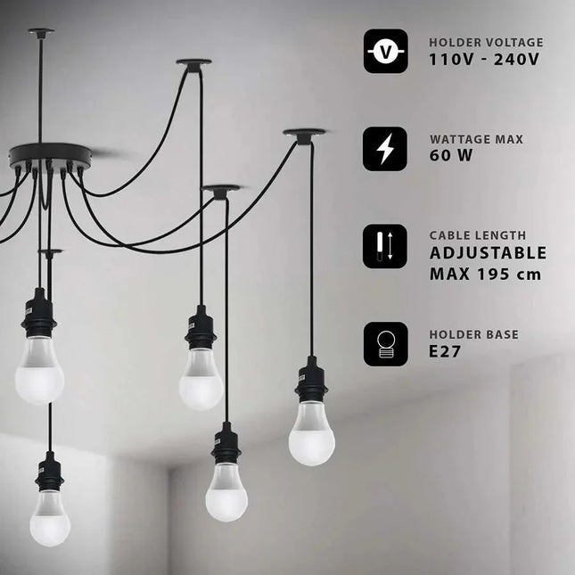 MBXGadgets Modern Spider Chandelier - MBXGadgets