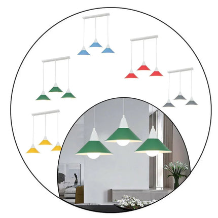 MBXGadgets 3 Head Modern Chandelier Lampshades~2079 - MBXGadgets