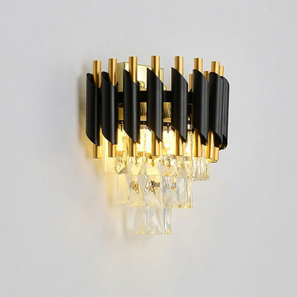 MBXGadgets Modern Crystal Black Gold Chandelier - MBXGadgets