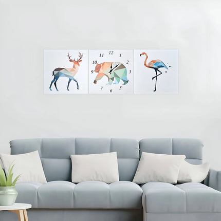 MBXGadgets Deer Bear Flamingo Animal Wall Clock Painting - MBXGadgets