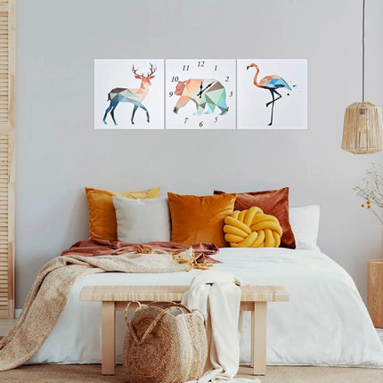 MBXGadgets Deer Bear Flamingo Animal Wall Clock Painting - MBXGadgets